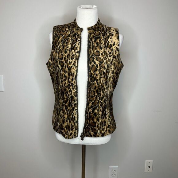Jordan Jackets & Blazers - Jordan- Cheetah Print Vest
